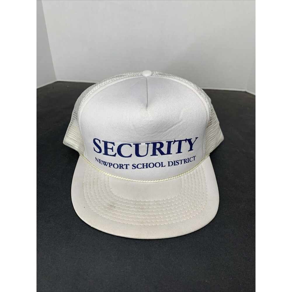 Vintage Newport School District Security 80s Trucker Cap, Perry County,PA